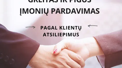 UAB Pardavimas - Naujos įmonės be skolų, greitai ir pigiai 249€ - 1