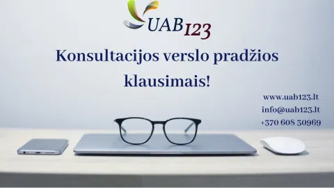 UAB123 - Konsultacijos verslo pradžios klausimais - 1