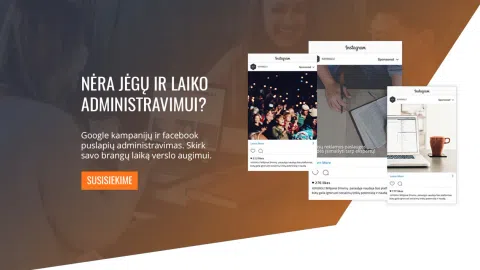 Facebook ir Google reklama verslui - 1