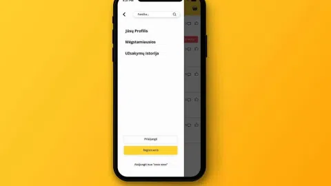 Parduodama mobilioji aplikacija pastatyta ant foodout platformos - 1
