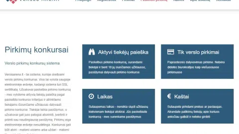 Pirkimų valdymo sistema - 1