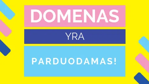 LIETUVIŠKI INTERNETO VARDAI - DOMENAI JŪSŲ VERSLUI - 1