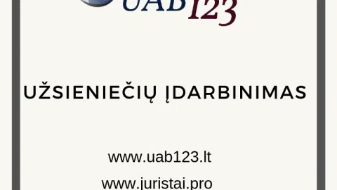 UAB123 - Užsieniečių įdarbinimas Lietuvoje! - 1