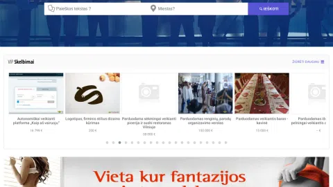Parduodamas Verslo skelbimų – verslo paslaugų portalas - 1