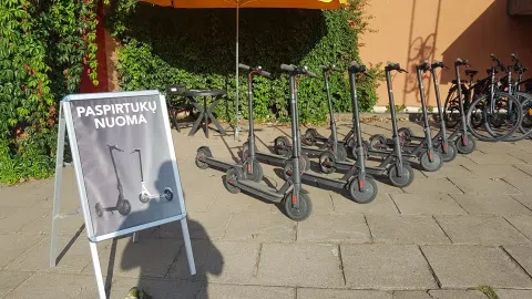 SKUBIAI ! Parduodu elektrinių paspirtukų nuomos verslą su vieta bei visa reikalinga įranga - 1