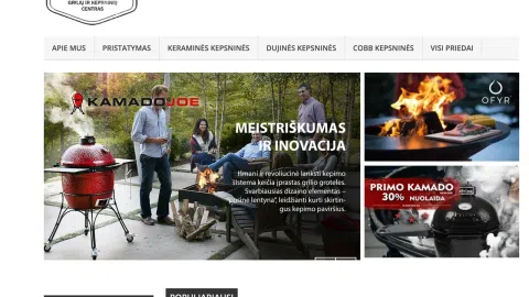 Primo Grill keraminių kepsninių verslas - 1