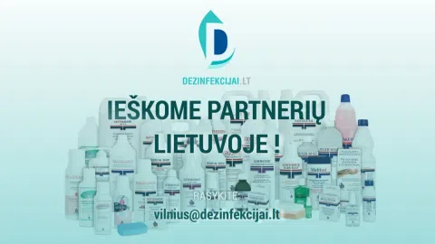 Ieškome prekybos partnerių profesionalių dezinfekcijos ir valymo priemonių prekybai - 1