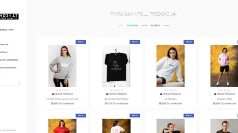Parduodama Lietuvos gamintojų e-parduotuvė - 1