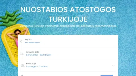 Parduodamas nišinis turizmo projektas - 1
