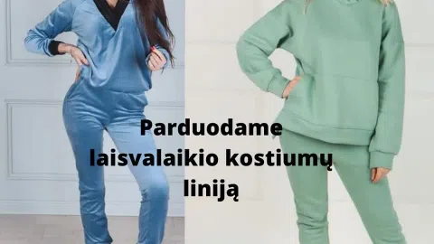 Parduodama laisvalaikio kostiumų linija(lekalai, nuotraukos, gaminiai) - 1