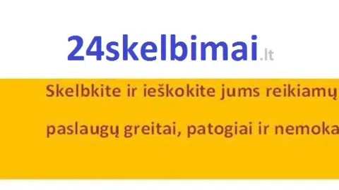 Parduodu skelbimu portalas www.24skelbimai.lt - 1