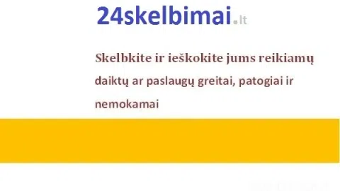 PARDUODU www.24SKELBIMAI.LT Skelbimų portalas. - 1