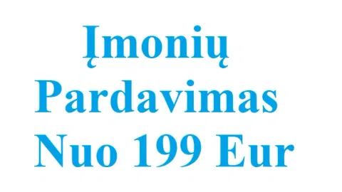 Įmonių pardavimas nuo 199 Eur - 1