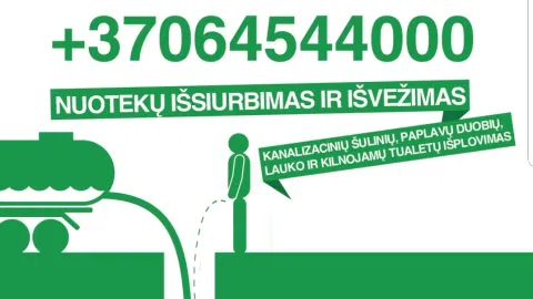 Parduodamas nuotekų/skystų atliekų vežimo/surinkimo verslas - 1