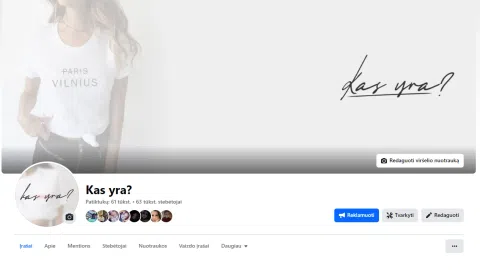 Parduodama facebook parduotuvė "Kas yra?" su virš 63 tūkst sėkėjais. - 1