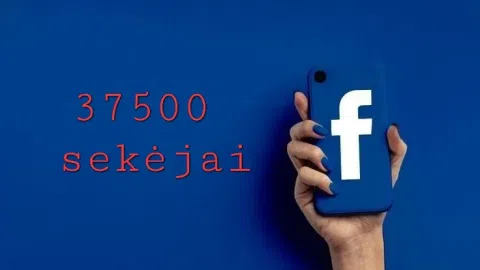 PARDUODU FACEBOOK PUSLAPĮ - 1