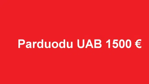 Parduodama UAB 1500 eurų - 1