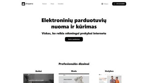 Elektroninių parduotuvių nuoma ir kūrimas - 1