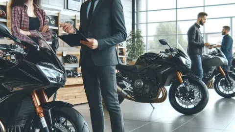 Parduodamas prekybos verslas. Prekyba motociklais, keturračiais jų dalimis ir aksesuarais. - 1