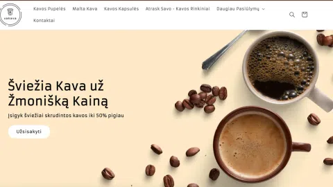 Internetinė Kavos Tiekimo Platforma Verslui - 1