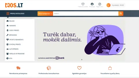 Parduodama pilnai paruošta el. prekybos platforma - 1