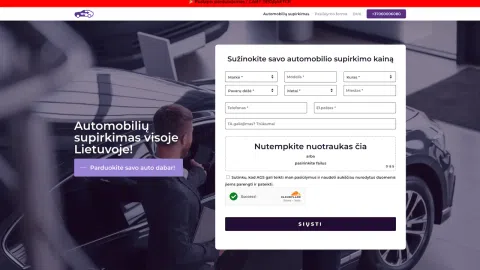 Auto supirkimo puslapiai - 1