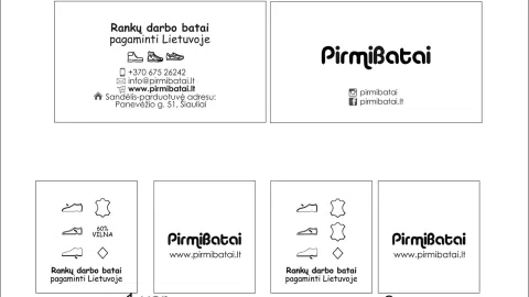 Parduodamas nišinis el. komercijos verslas su prekės ženklu "Pirmi Batai" (nuo 2011m.) - 1