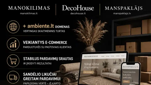 Parduodamas E-commerce projektas - 3 e-shopai - 1