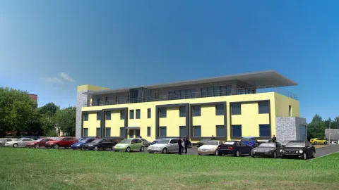 Parduodamas "administracinis - komercinis" 1450kv.m. pastatas Jonavos miesto centre - 1