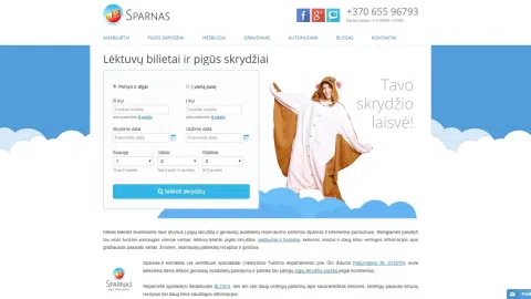 PARDUODAMA AVIABILIETIETŲ/VIEŠBUČIŲ/AUTOMOBILIŲ REZERVAVIMO SISTEMA - 1