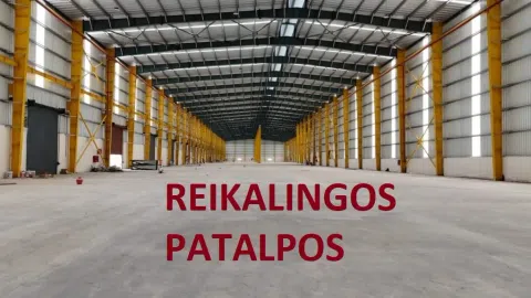 Reikalingos patalpos sandėliavimui - 1
