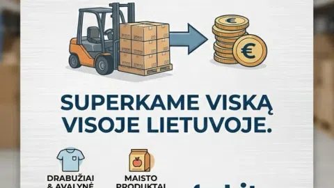 Superkame sandėlio likučius - 1
