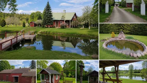 Parduodama kaimo turizmo sodyba ant Nemuno kranto su dvejais verslais ir gyvenamuoju namu - 1