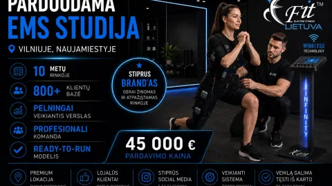 PARDUODAMA EMS STUDIJA E-FIT LIETUVA - 1