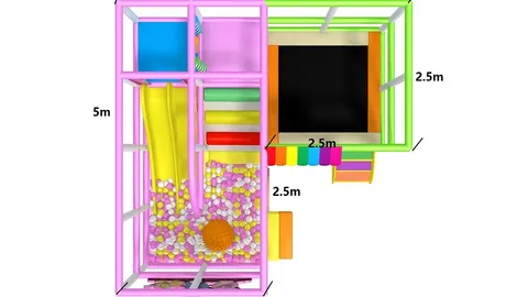 Parduodama vaikų žaidimų kambario įranga