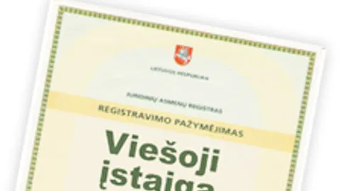 Naujai įregistruota VšĮ  PVM MOKĖTOJA!