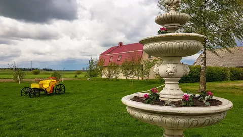 PUIKIAI PRIŽIŪRĖTA KAIMO TURIZMO SODYBA SU 3 HA ŽEMĖS SKLYPU