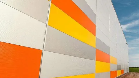 Sandwich plokščių montavimo darbai,Ventiliuojami fasadai.