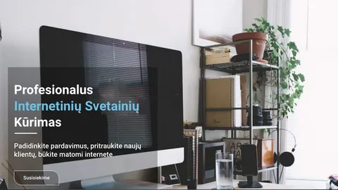 Internetinių svetainių kūrimo ir web paslaugų tinklapį veikiantį nuo 2018 m.