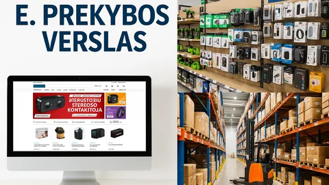 Pelningas e. prekybos verslas su stipriu 10+ metų žinomu prekės ženklu, fiziniais taškais